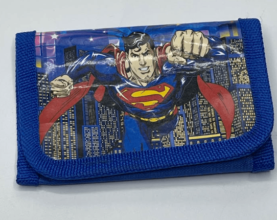 Vintage Tri Fold Superman Wallet - ThrowbackBuys - Northwesttraders