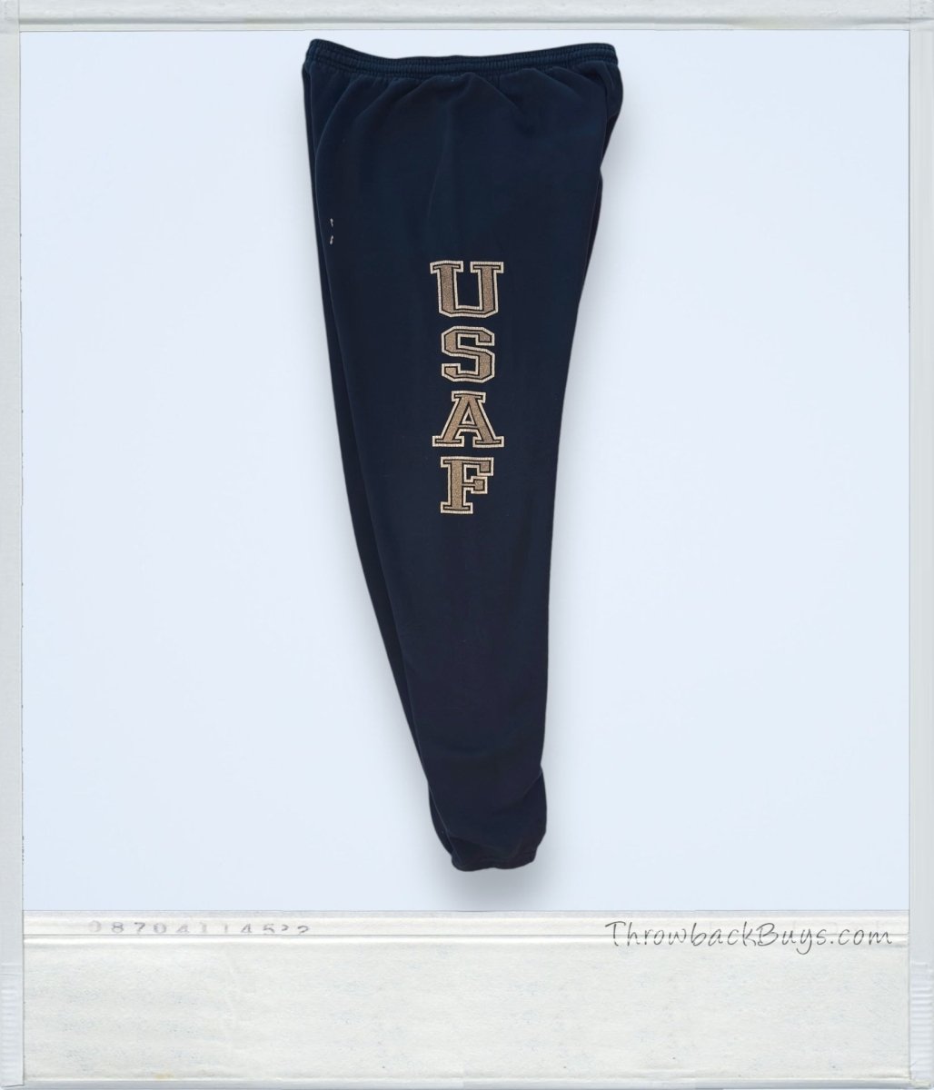 Vintage - United States Air Force USAF Crewneck Sweatpants Set XL Navy Blue - Outfit Sets - ThrowbackBuys - ThrowbackBuys