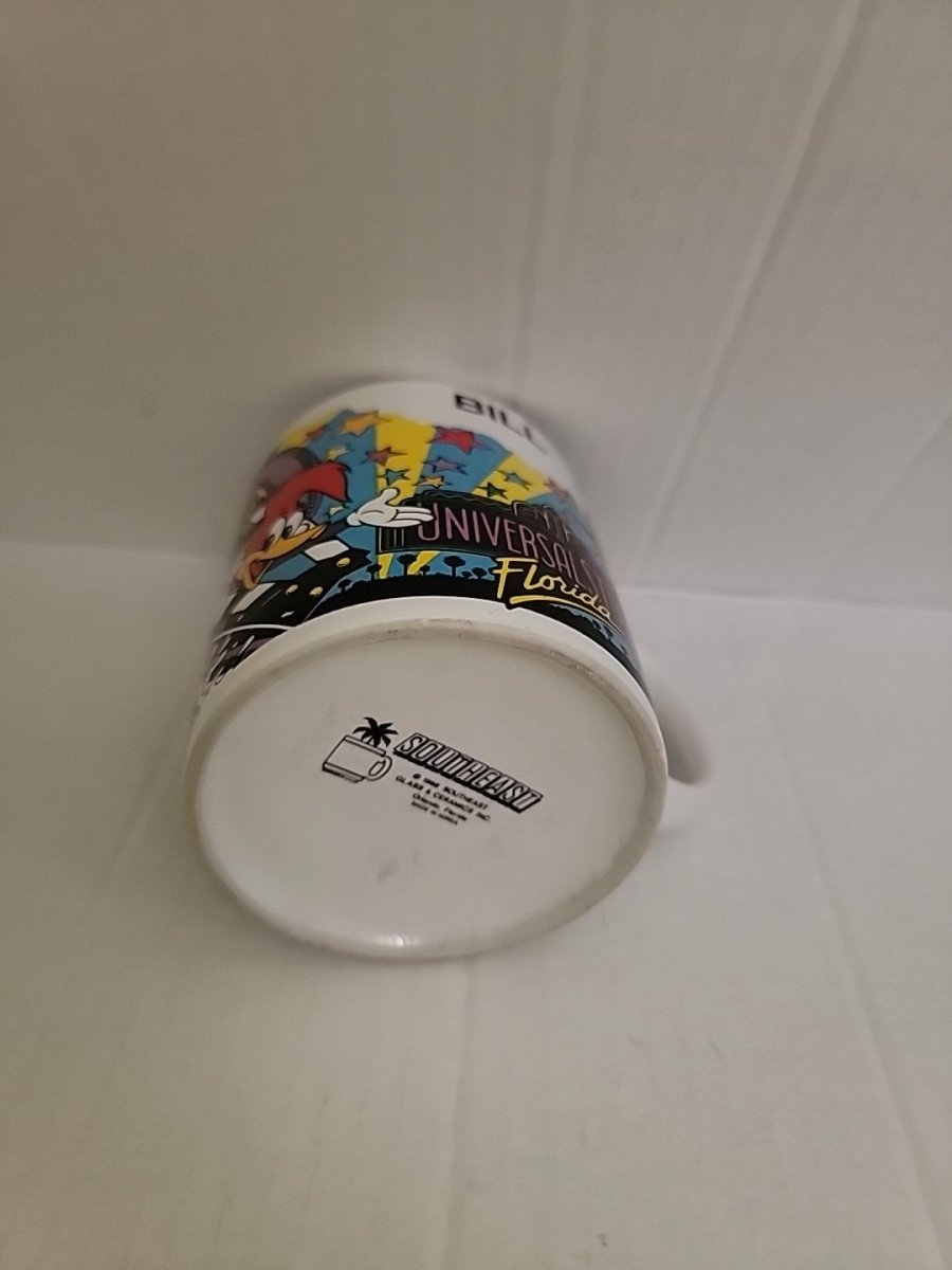 Vintage Universal Studios Florida Bill Mug - Collectible Cups - ThrowbackBuys - Amanda's Awesome Finds
