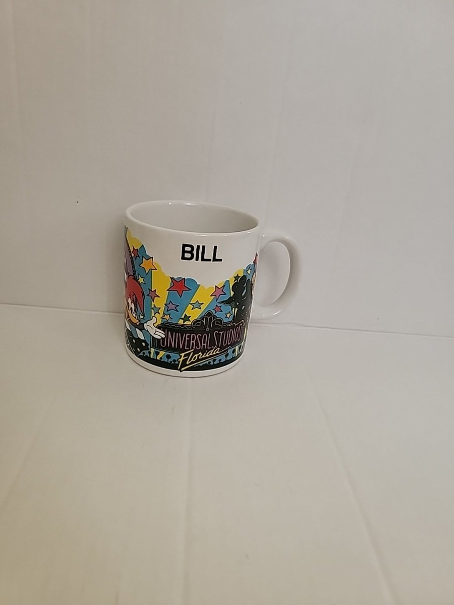 Vintage Universal Studios Florida Bill Mug - Collectible Cups - ThrowbackBuys - Amanda's Awesome Finds