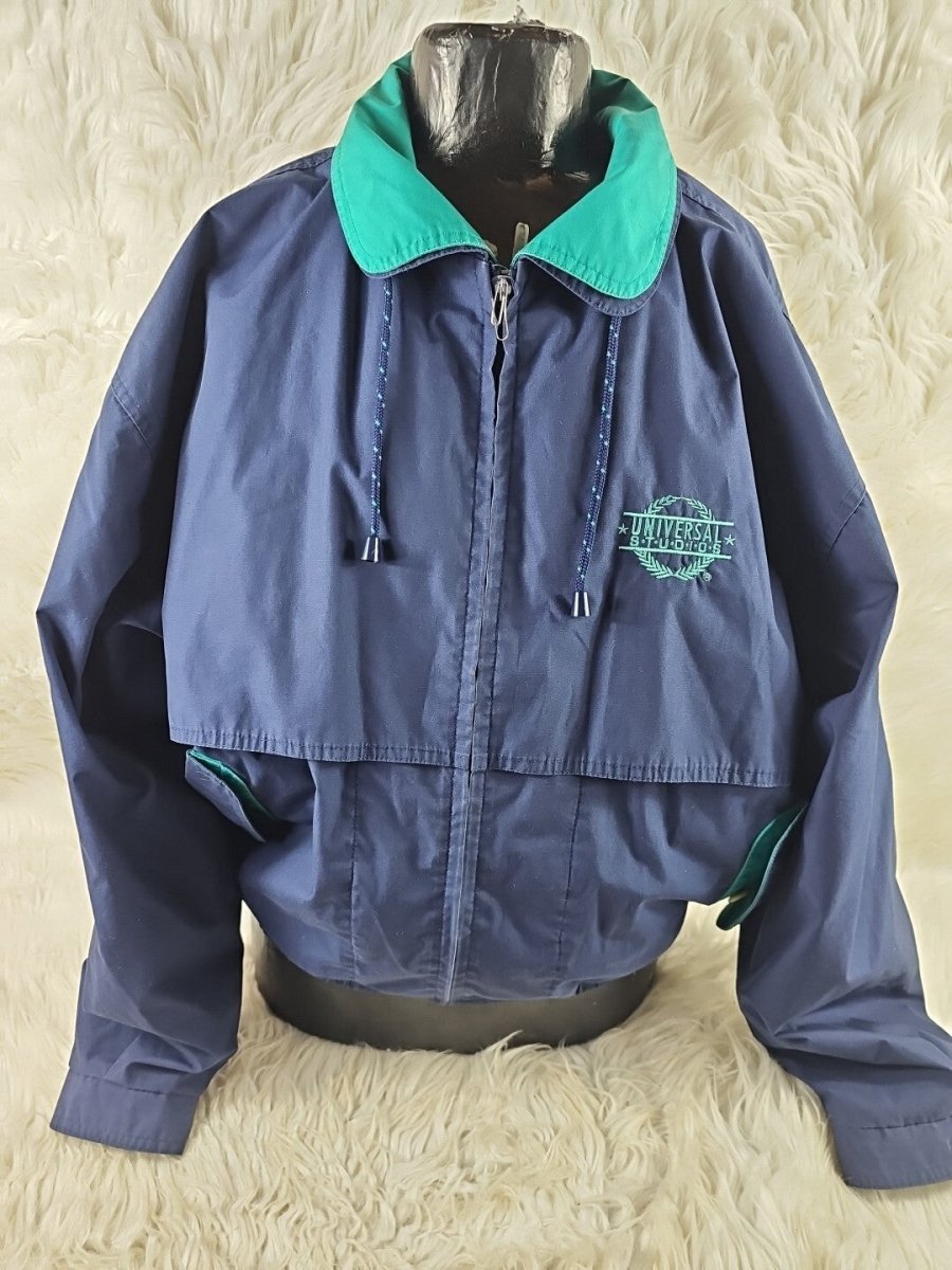 Vintage Universal Studios Members Jacket Large - Fishing Windbreaker - Jackets - ThrowbackBuys - The Thrifty Gypsyy Shop