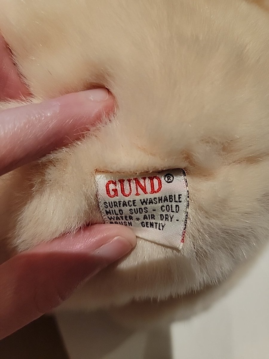 Vintage Victoria's Secret Gund Plush Teddy Bear Pink Floral Bow 1992 - Plushies - ThrowbackBuys - Amanda's Awesome Finds