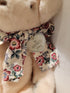 Vintage Victoria's Secret Gund Plush Teddy Bear Pink Floral Bow 1992 - Plushies - ThrowbackBuys - Amanda's Awesome Finds