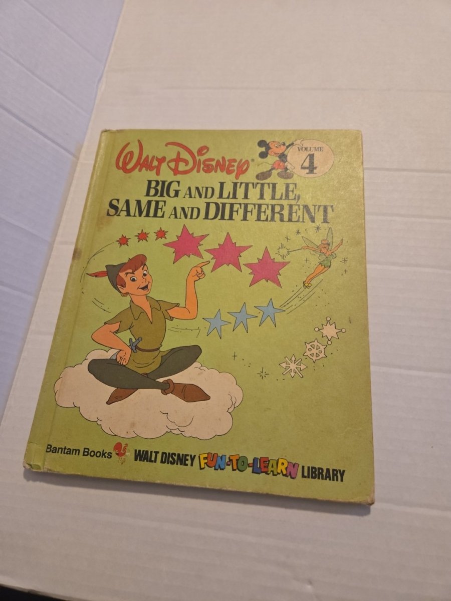 Vintage Walt Disney Big and Little, Same and Different Volume 4 - Books - ThrowbackBuys - Amanda's Awesome Finds