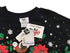 Vintage Women’s 20W Nutcracker Black Christmas Seasons Greetings Sweatshirt USA - Sweatshirts - ThrowbackBuys - Abunnysvintageco