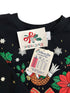 Vintage Women’s 20W Nutcracker Black Christmas Seasons Greetings Sweatshirt USA - Sweatshirts - ThrowbackBuys - Abunnysvintageco