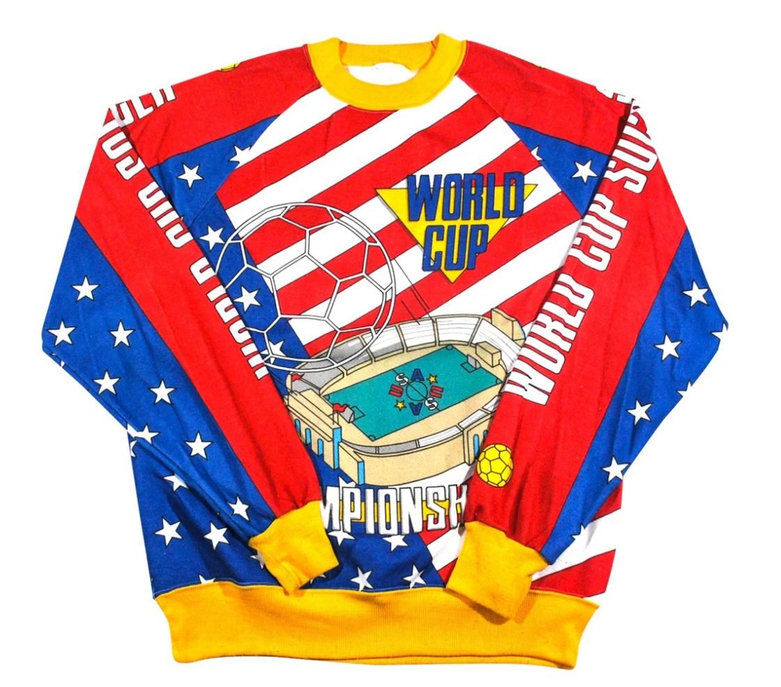 Vintage World Cup Team USA 90s Sweatshirt Size Medium - Sweatshirts - ThrowbackBuys -Yesterday's Attic