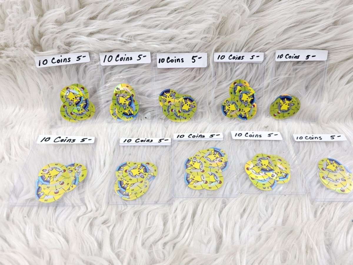 Vintage Y2K 100 Pokemon Battle Coin 25 Pikachu (Sticker Only) - Paper Goods - ThrowbackBuys - The Thrifty Gypsyy Shop