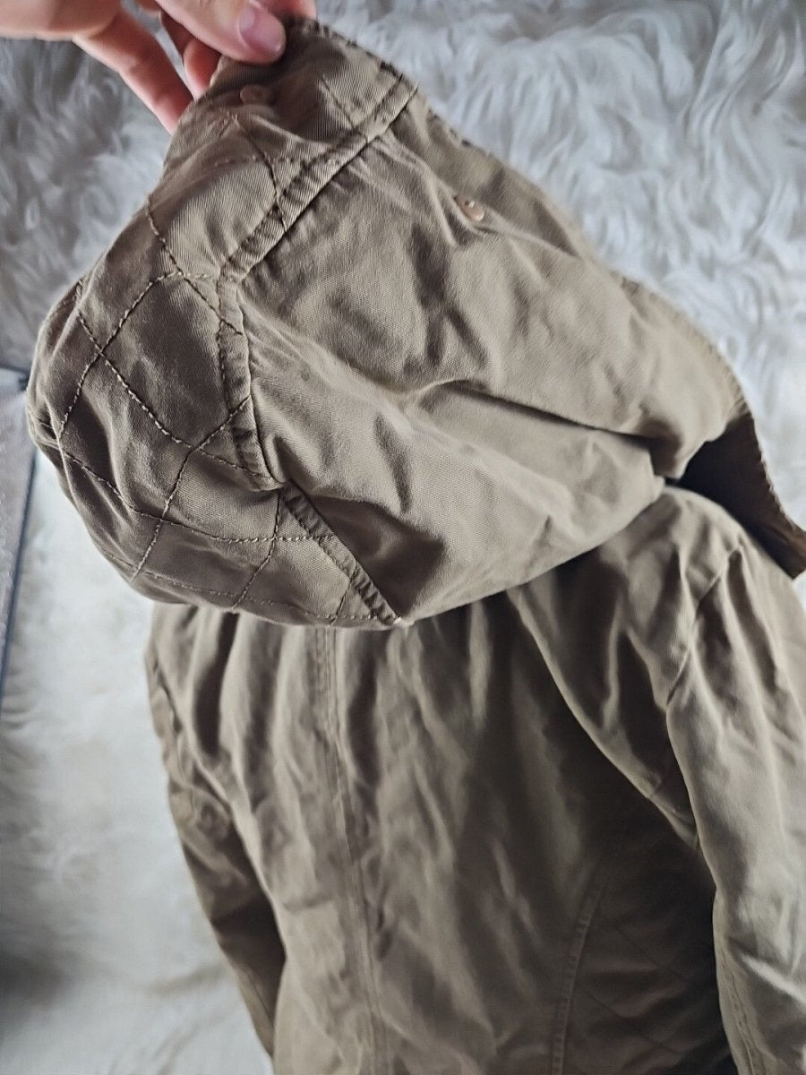 Vintage Y2K Brown Rain Coat Guess Jacket - Down Coat - Size Small - Jackets - ThrowbackBuys - The Thrifty Gypsyy Shop
