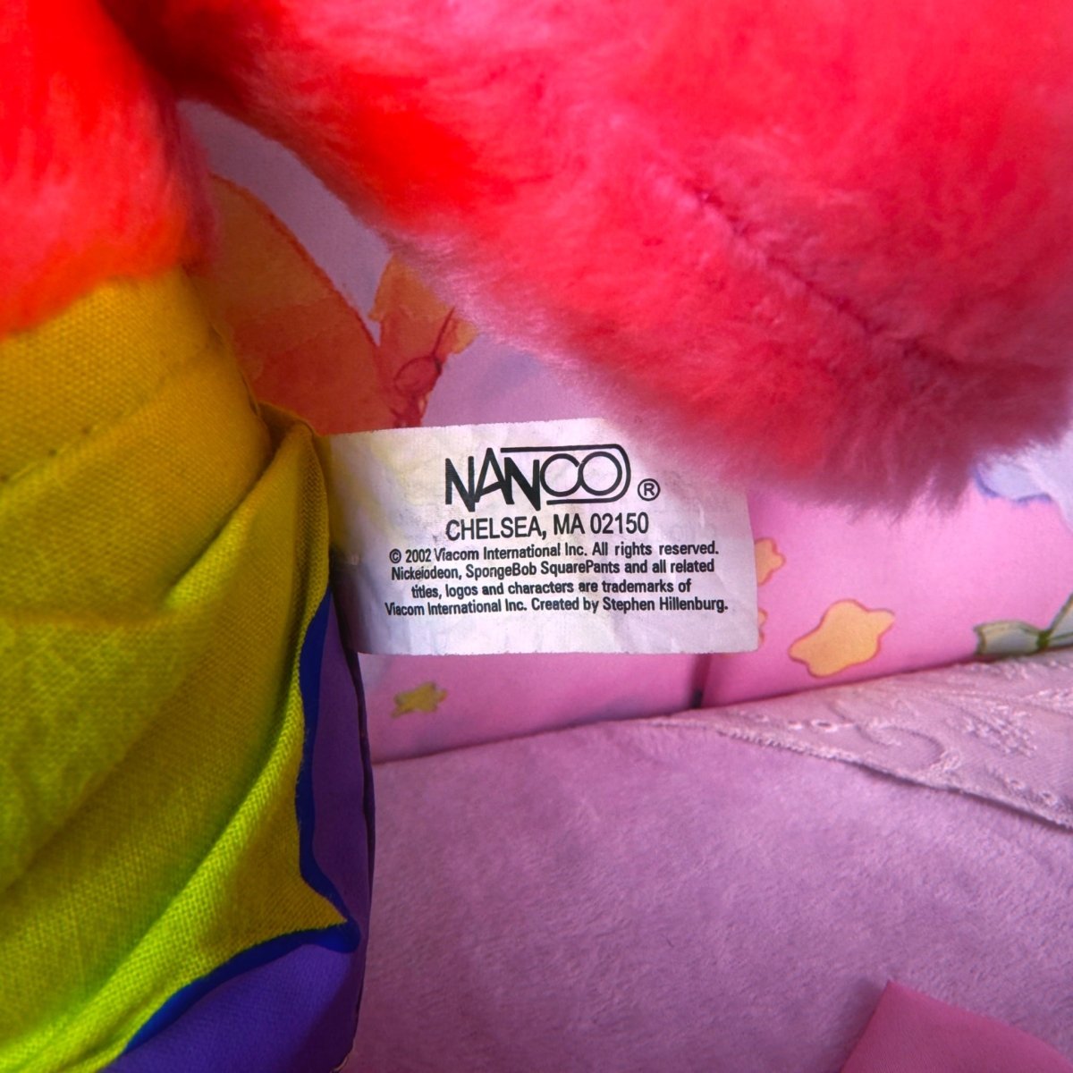 Vintage Y2K Patrick Star Plush - 2002 Nanco SpongeBob - Plushies - ThrowbackBuys - Starbunnyvintage