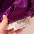 Vtg 7/8 Alfred Angelo Purple Satin Prom Bridesmaid Dress Gown Puff Sleeves USA - Dresses - ThrowbackBuys - Susieqnejp