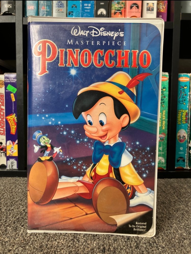 Walt Disney's Masterpiece Pinocchio VHS - VHS - ThrowbackBuys - The Rickstalgia Shop