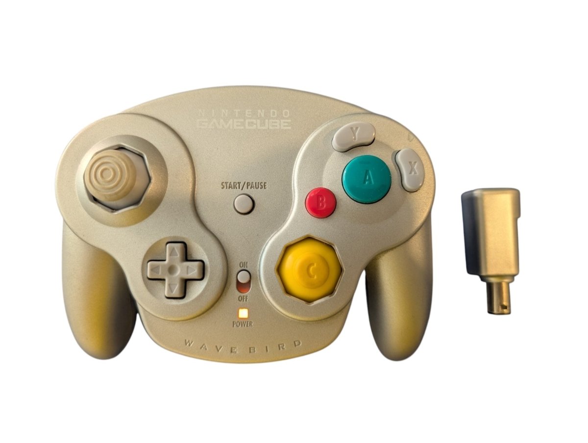 Wavebird GameCube Wireless Controller w/ Aftermarket Receiver (Tested/Working) - 2002 - Video Game Accessories - ThrowbackBuys -Slaqr Retro Gaming & Collectibles