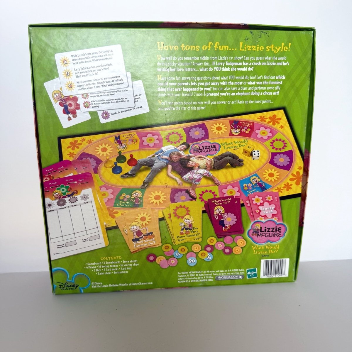 What Would Lizzie Do? Lizzie McGuire Board Game 2003 - Board Games - ThrowbackBuys -NostalgicEpisodes