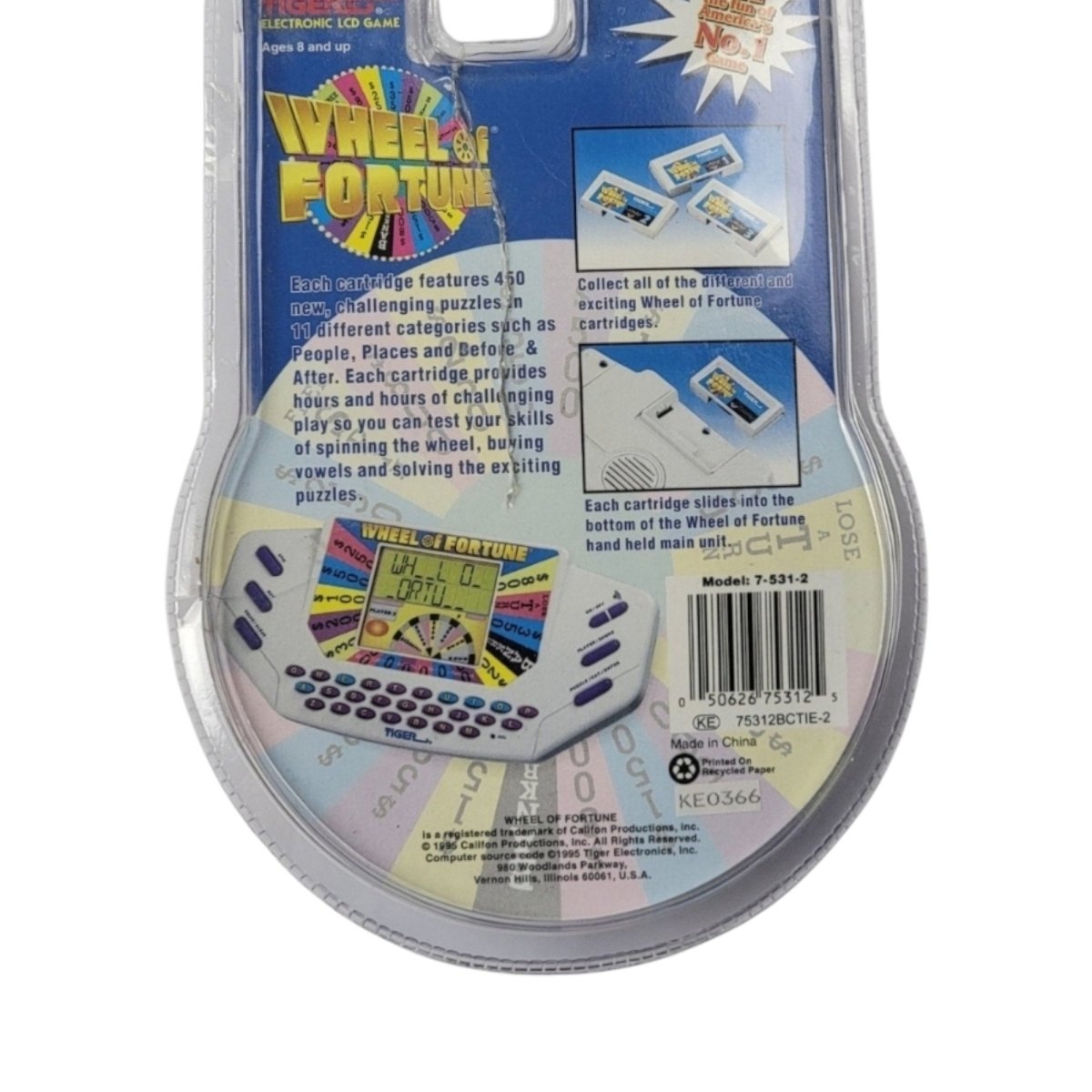 Wheel of Fortune Handheld Electronic Game Tiger 1995 - Handheld Consoles - ThrowbackBuys - A N E 1 Stop Shop