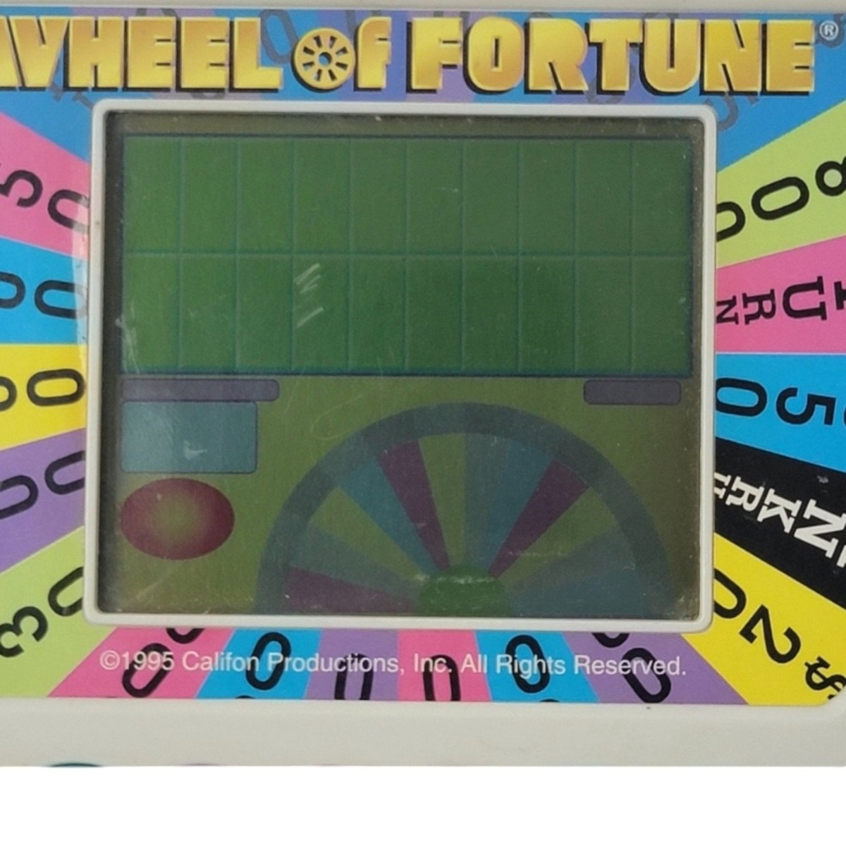 Wheel of Fortune Handheld Electronic Game Tiger 1995 - Handheld Consoles - ThrowbackBuys - A N E 1 Stop Shop