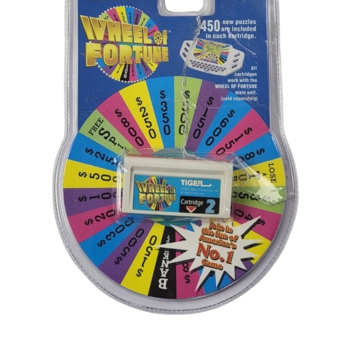 Wheel of Fortune Handheld Electronic Game Tiger 1995 - Handheld Consoles - ThrowbackBuys - A N E 1 Stop Shop