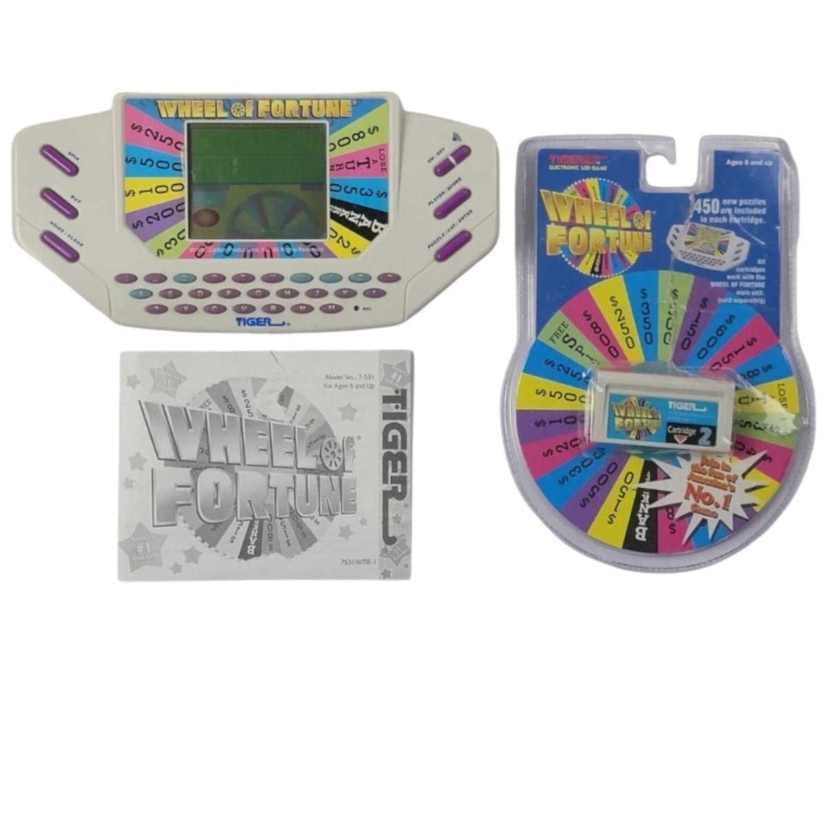 Wheel of Fortune Handheld Electronic Game Tiger 1995 - Handheld Consoles - ThrowbackBuys - A N E 1 Stop Shop