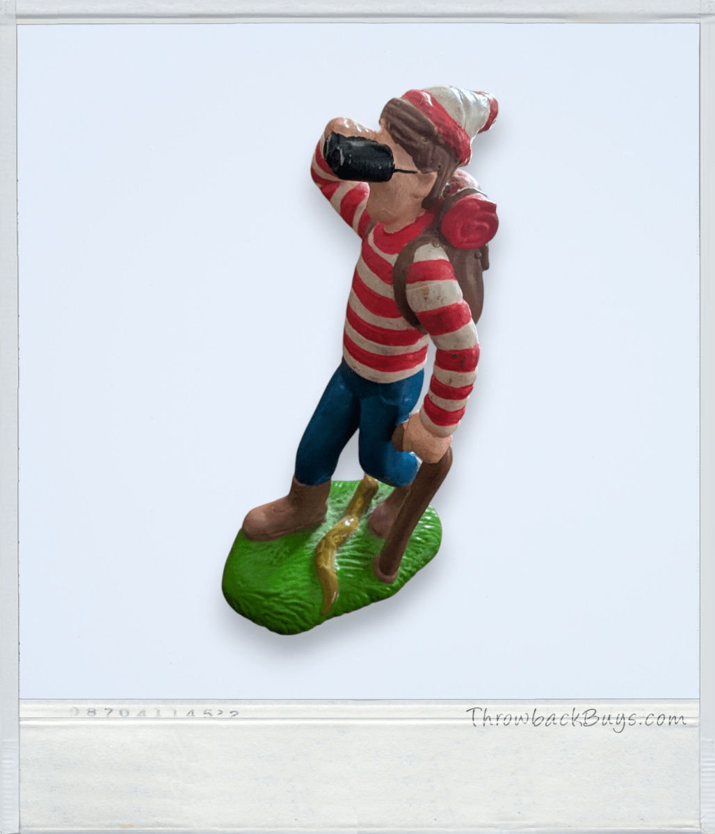 Where's Waldo PVC Figure Hiker Walking With Binoculars by Hanford Applause - 1990 - Action Figures & Collectibles - ThrowbackBuys - Slaqr Retro Gaming & Collectibles