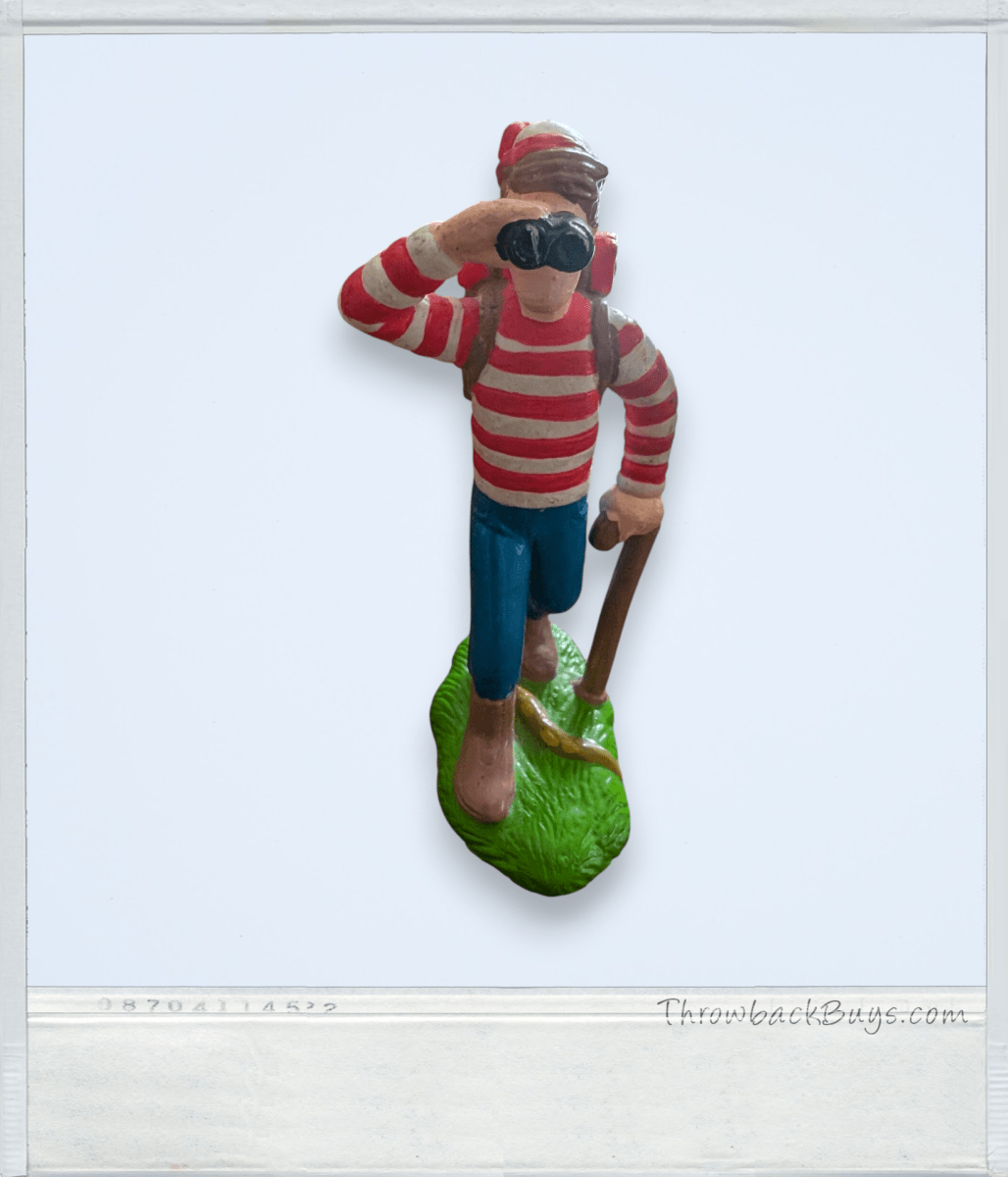 Where's Waldo PVC Figure Hiker Walking With Binoculars by Hanford Applause - 1990 - Action Figures & Collectibles - ThrowbackBuys - Slaqr Retro Gaming & Collectibles