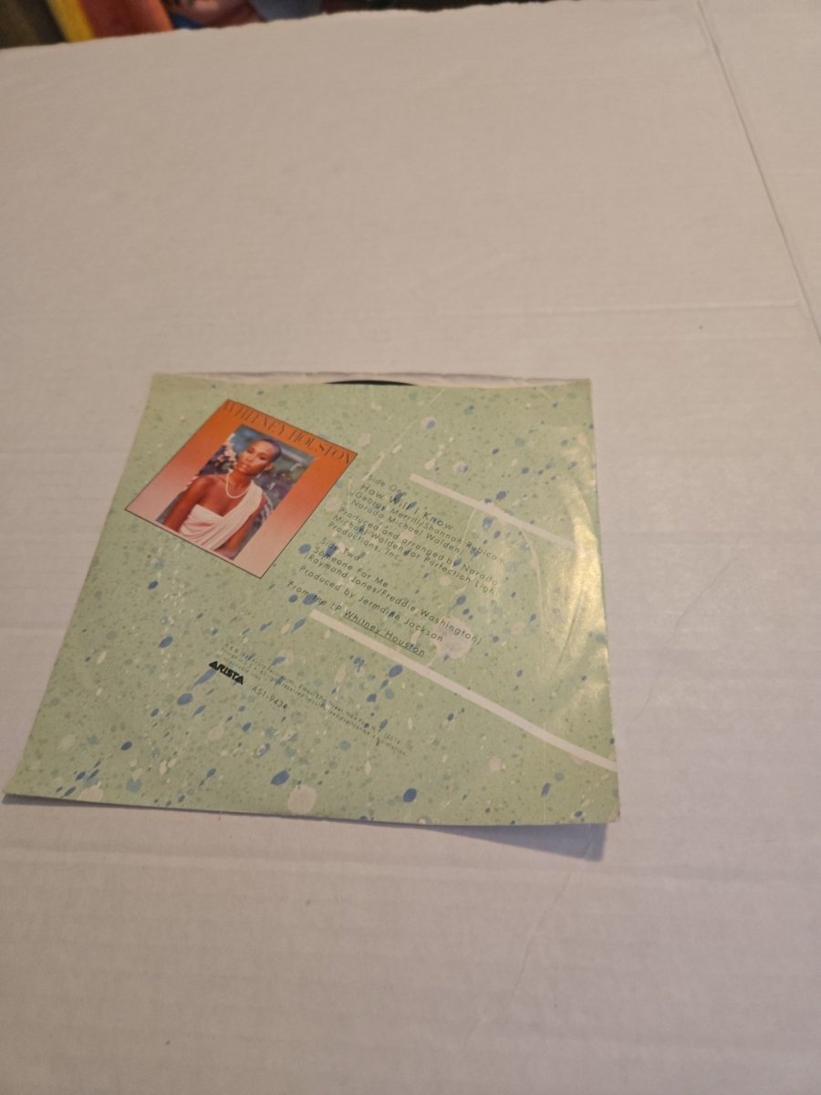 Whitney Houston How Will I Know 45 RPM Vinyl Record - Vinyl - ThrowbackBuys - Amanda's Awesome Finds