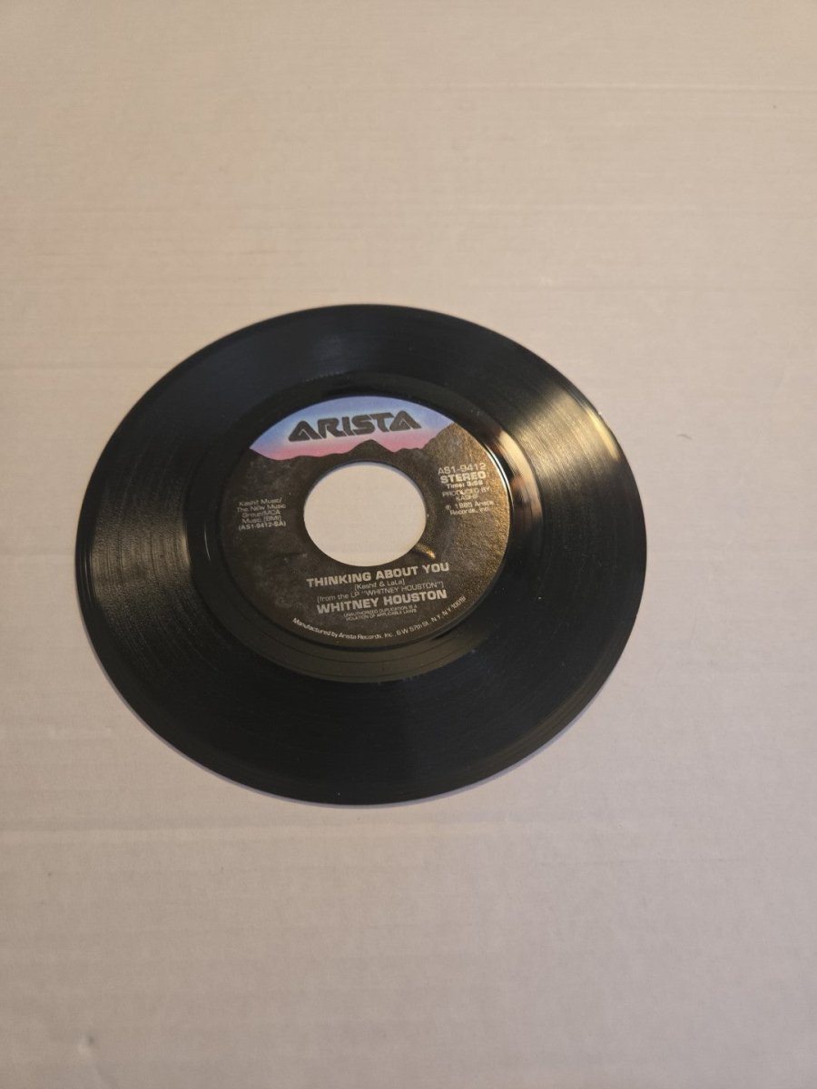 Whitney Houston Thinking About You 45 RPM Vinyl Record - Vinyl - ThrowbackBuys - Amanda's Awesome Finds