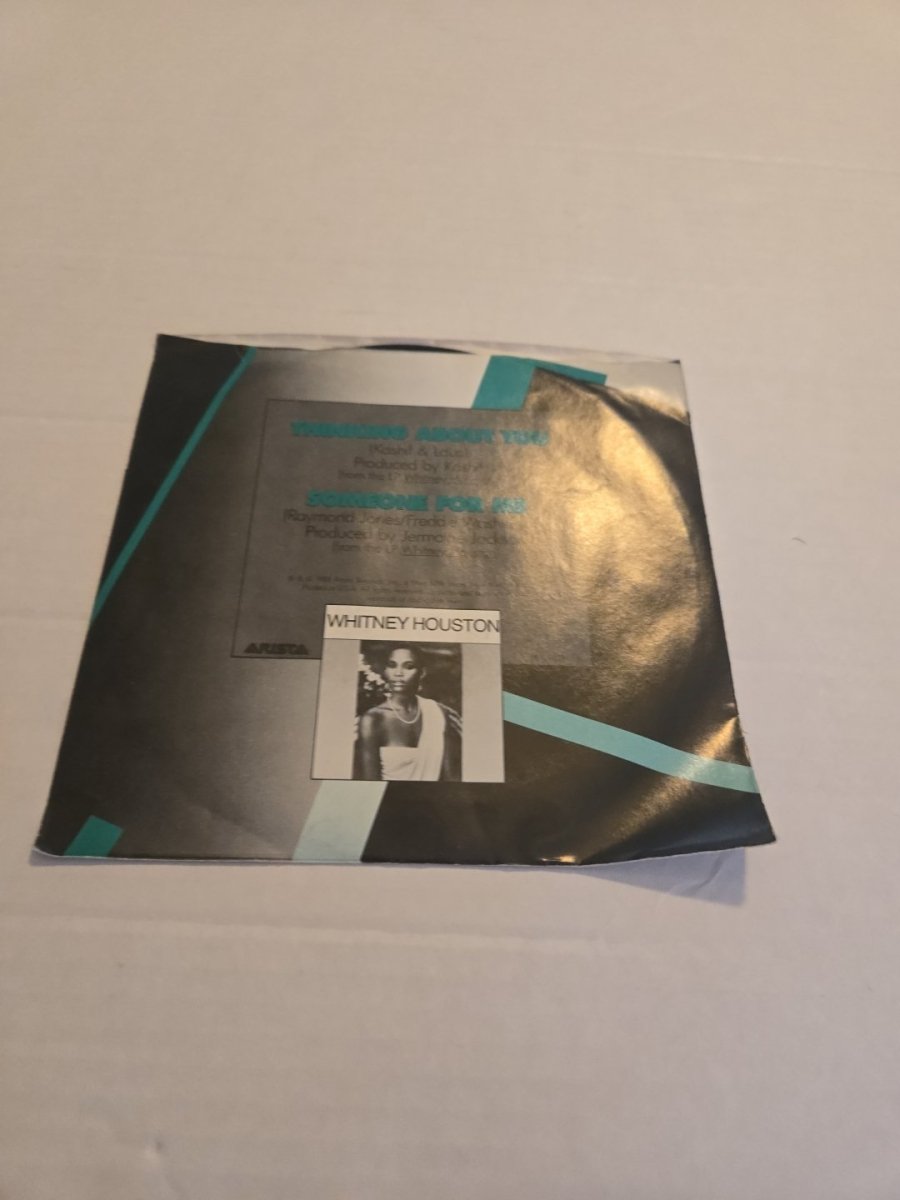 Whitney Houston Thinking About You 45 RPM Vinyl Record - Vinyl - ThrowbackBuys - Amanda's Awesome Finds