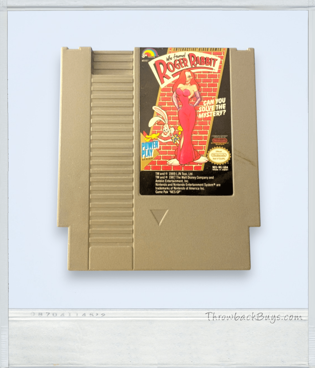 Who Framed Roger Rabbit? - Cartridge (1990) - NES - Tested/Works - Video Games - ThrowbackBuys - Slaqr Retro Gaming & Collectibles