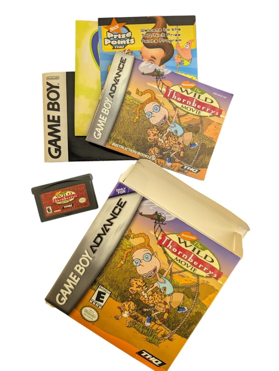 Wild Thornberry's Movie - Complete in Box - Gameboy Advance - 2002 - Video Games - ThrowbackBuys -Slaqr Retro Gaming & Collectibles
