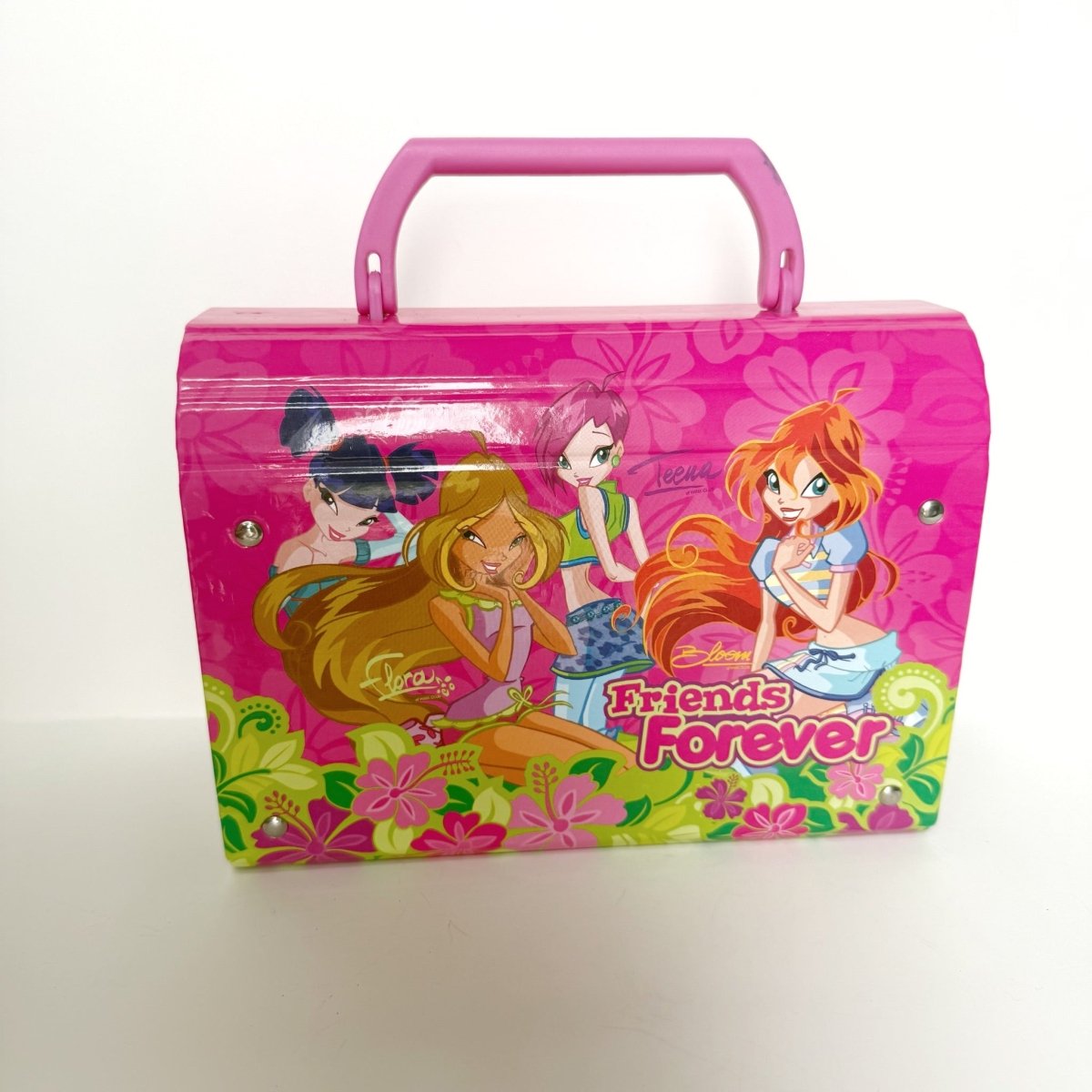 Winx Club Handle Bag Container Fairies Stella Layla Flora Teena Bloom Musa - Handbags - ThrowbackBuys -NostalgicEpisodes