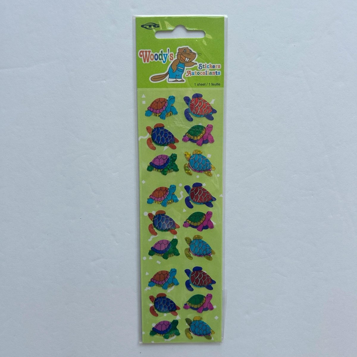 Woody's Sealed Sticker Sheets Ocean Sea Life Fish Turtles Whales - Stickers - ThrowbackBuys - NostalgicEpisodes