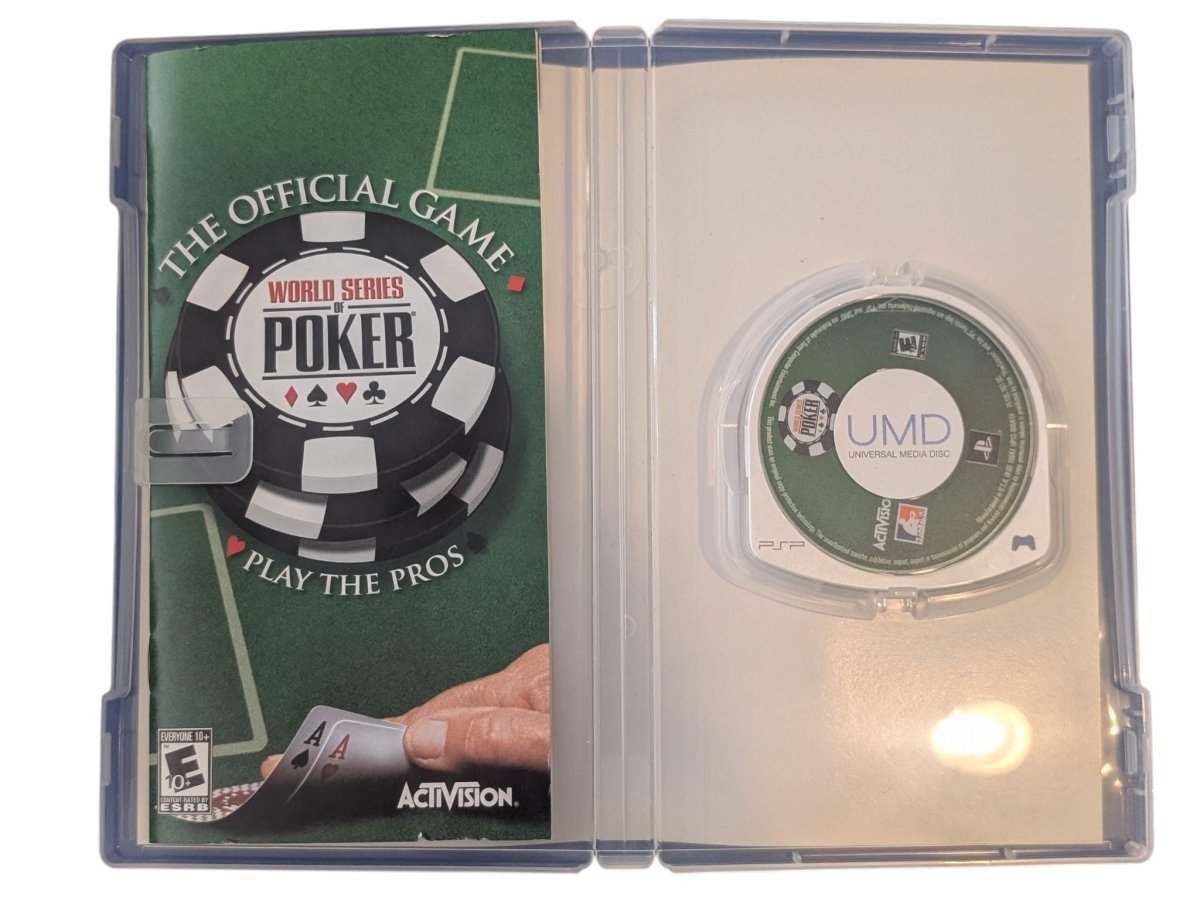World Series of Poker - Complete in Box (CIB) - Playstation Portable (PSP) - 2005 - Tested/Working - Video Games - ThrowbackBuys -Slaqr Retro Gaming & Collectibles