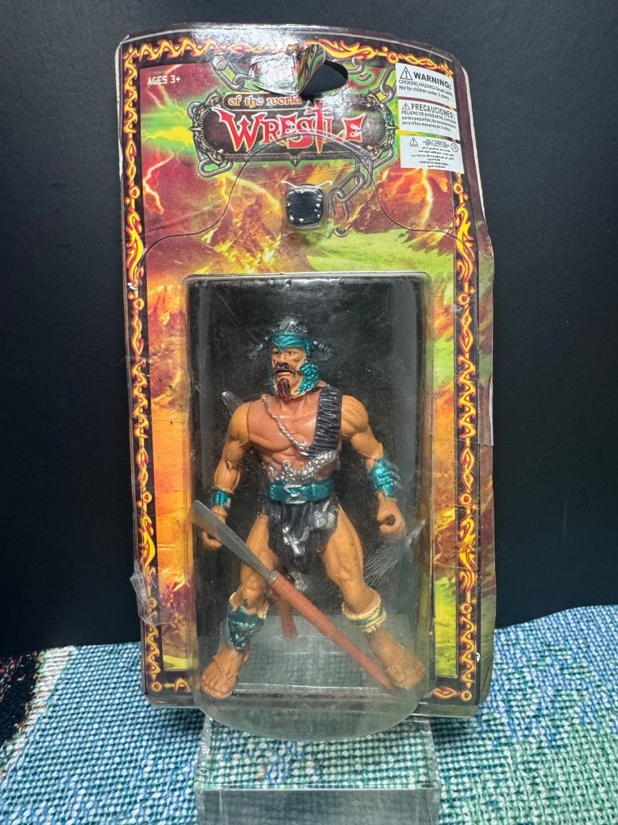 Wrestle of the World Fighter - Action Figures - Carded - ThrowbackBuys -toys from the crypt