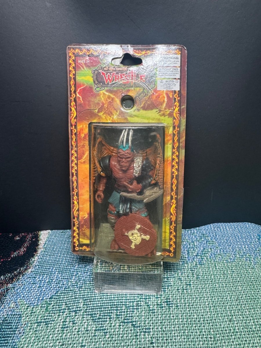 Wrestle of the World Fighter - Action Figures - Carded - ThrowbackBuys -toys from the crypt