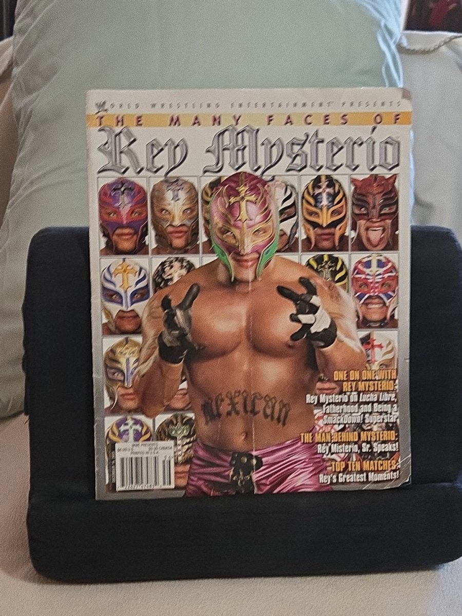 WWE The Many Faces Of Rey Mysterio Wrestling Magazine 2005 - Magazines - ThrowbackBuys - Amanda's Awesome Finds
