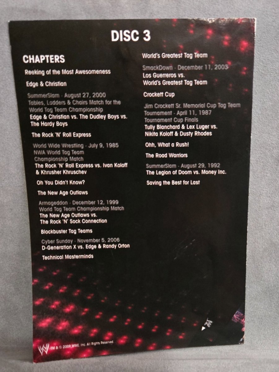 WWE The World’s Greatest Tag Teams DVD Set - DVD - ThrowbackBuys - Amanda's Awesome Finds