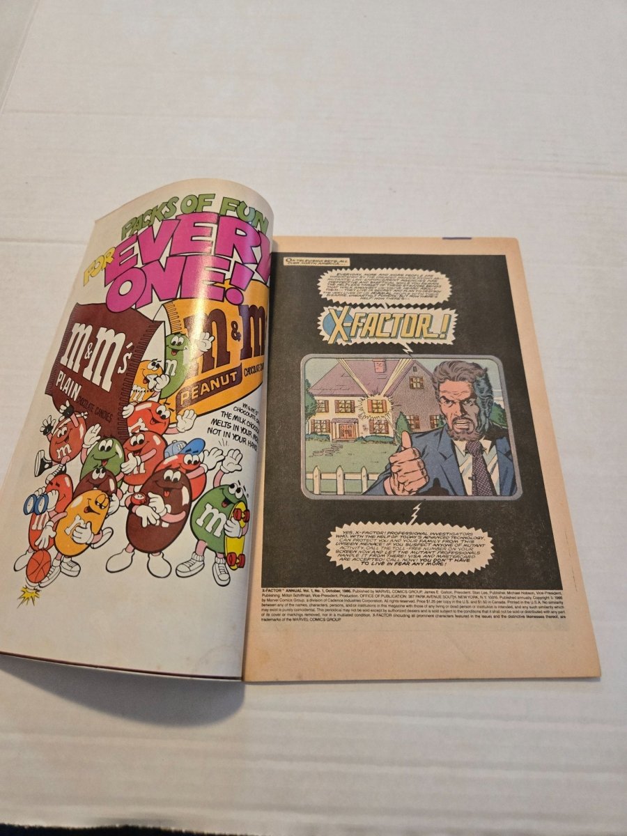 X - Factor Annual 1986 Comic - Comics - ThrowbackBuys - Amanda's Awesome Finds