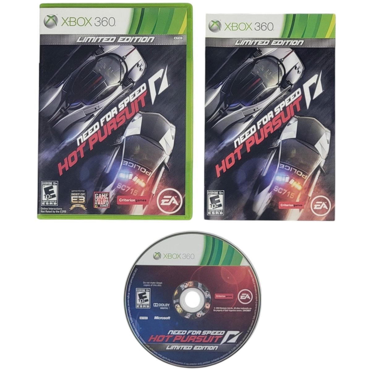 Xbox 360 Need for Speed Hot Pursuit Limited Edition Game - 2010 - Video Games - ThrowbackBuys - A N E 1 Stop Shop