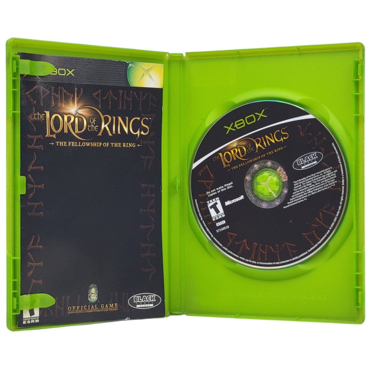 Xbox Lord of the Rings The Fellowship of the Ring & More 2002 / 2003 - Video Games - ThrowbackBuys - A N E 1 Stop Shop
