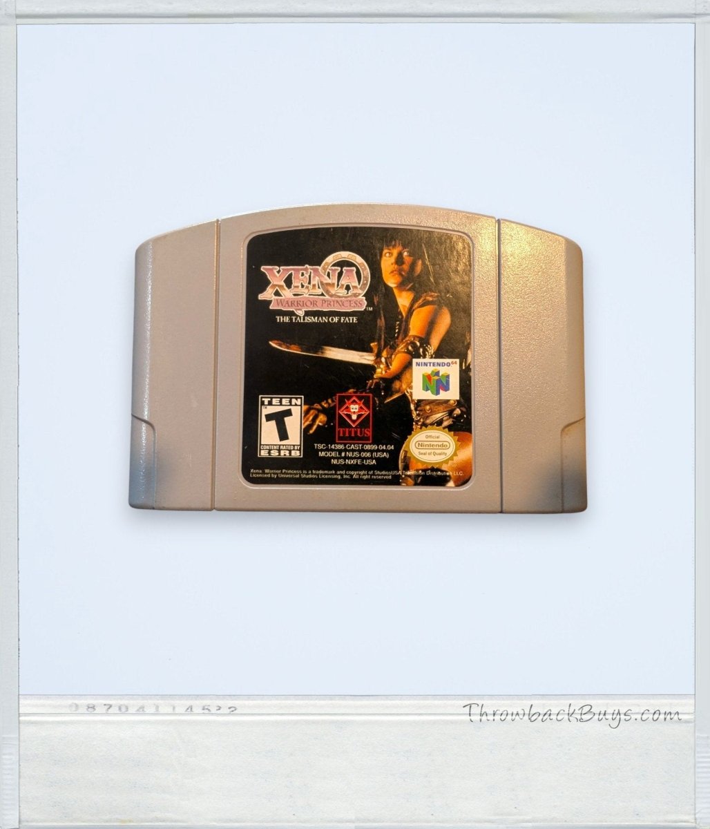 Xena Warrior Princess: The Talisman of Fate - Nintendo 64 - Video Games - ThrowbackBuys - Slaqr Retro Gaming & Collectibles