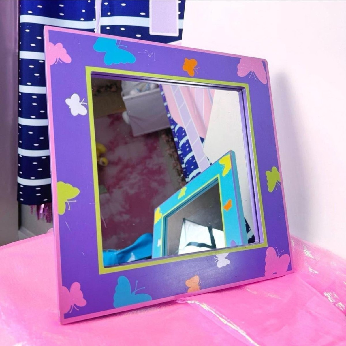 Y2K Butterfly Mirror Set – 2000s Nostalgia Room Decor - Decor - ThrowbackBuys - Starbunnyvintage