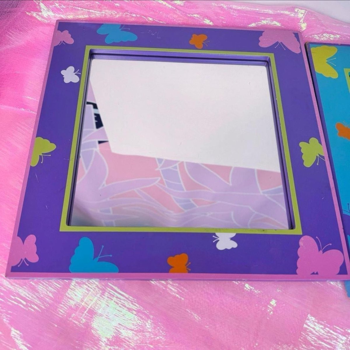 Y2K Butterfly Mirror Set – 2000s Nostalgia Room Decor - Decor - ThrowbackBuys - Starbunnyvintage