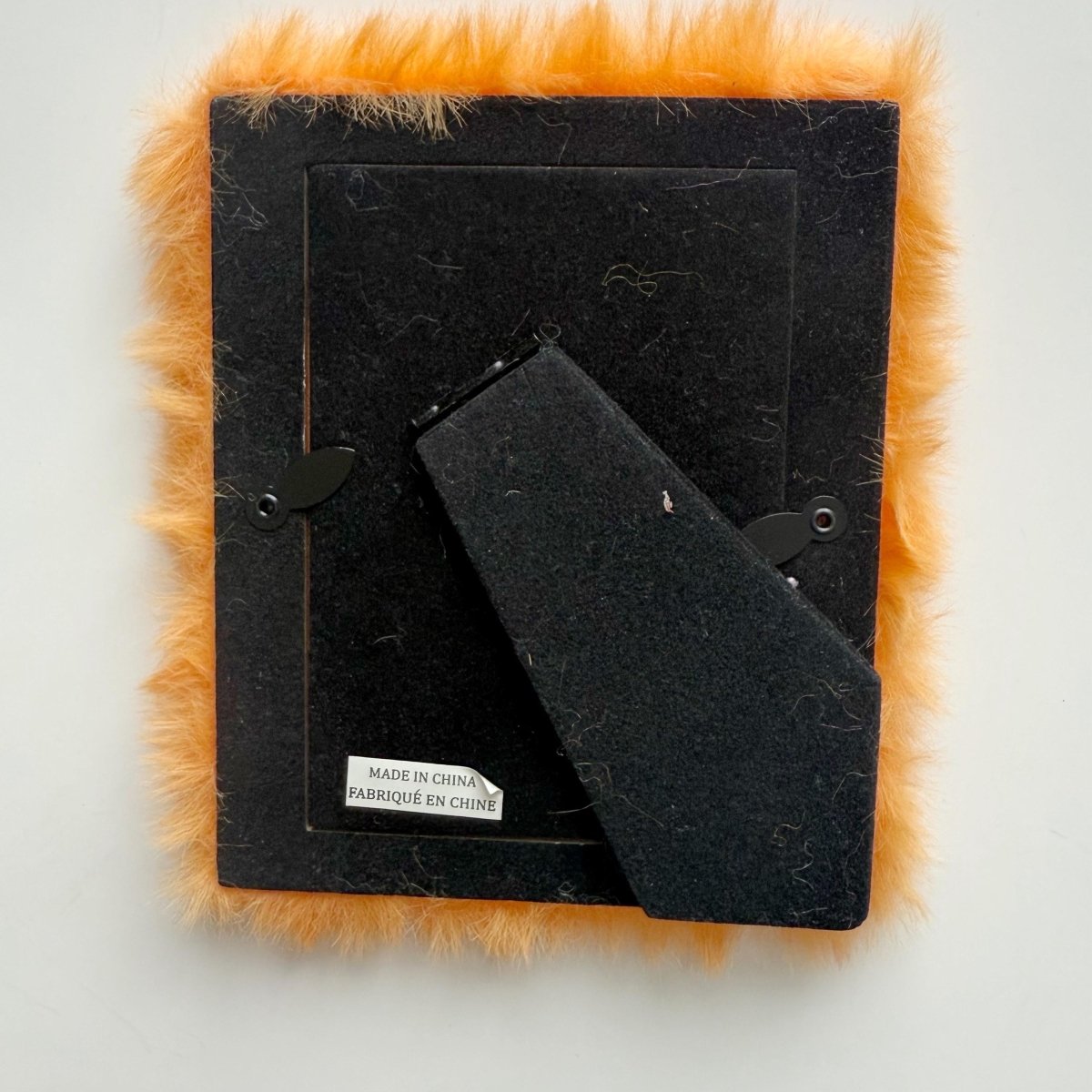 Y2K Fluffy Orange Picture Frame 3.5x5" - Picture Frames - ThrowbackBuys - NostalgicEpisodes