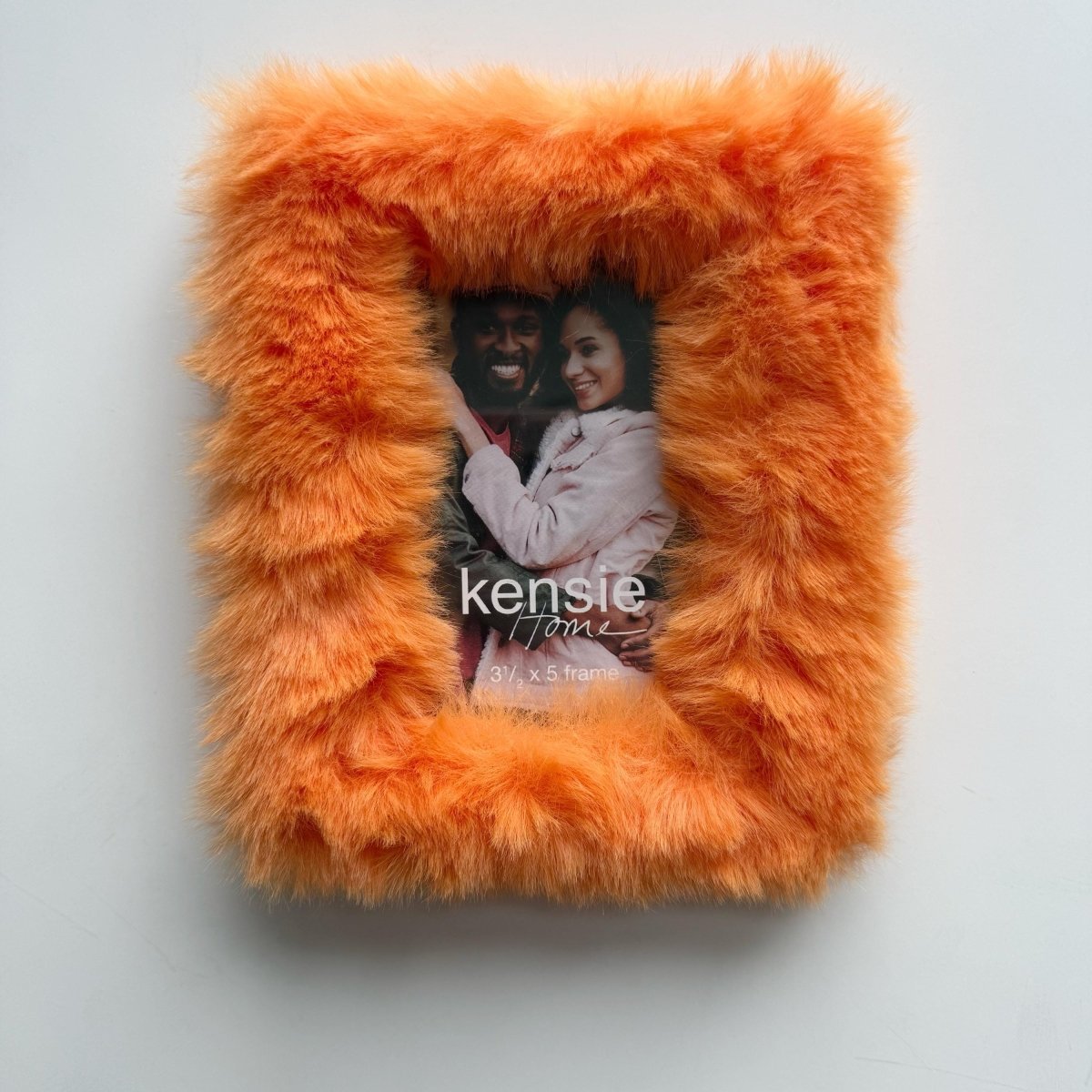 Y2K Fluffy Orange Picture Frame 3.5x5" - Picture Frames - ThrowbackBuys - NostalgicEpisodes