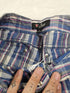 Y2K - GUESS Striped Shorts Women's Blue W26 Discontinued - Shorts - ThrowbackBuys - The Thrifty Gypsyy Shop
